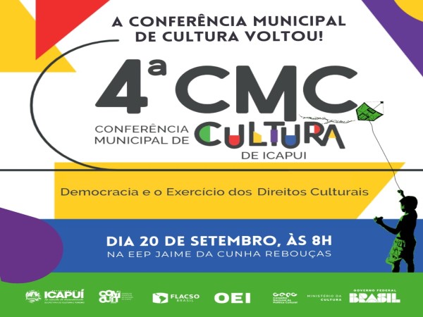 IV Conferência Municipal de Cultura acontece na próxima quarta-feira (20)